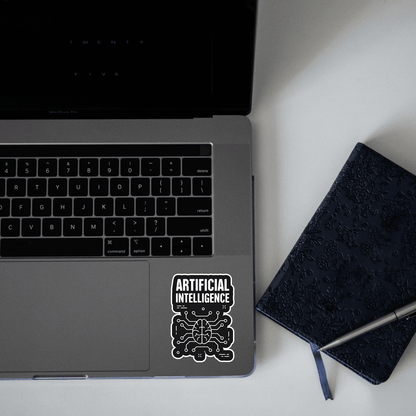 Artificial Intelligence Brain Sticker - sticckiz.com