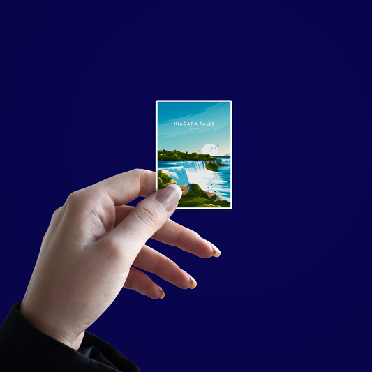 Niagra Falls Card Sticker