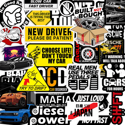 Car Sticker Pack (25 Stickers) - sticckiz.com