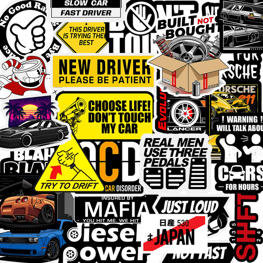 Car Sticker Pack (25 Stickers) - sticckiz.com