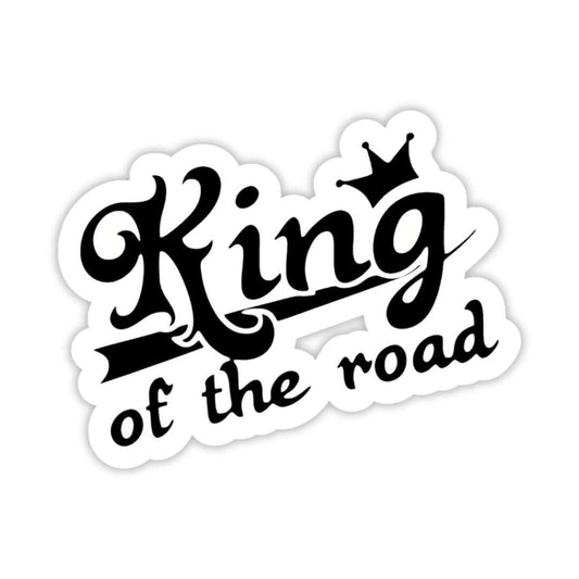 King of the Road Sticker - sticckiz.com