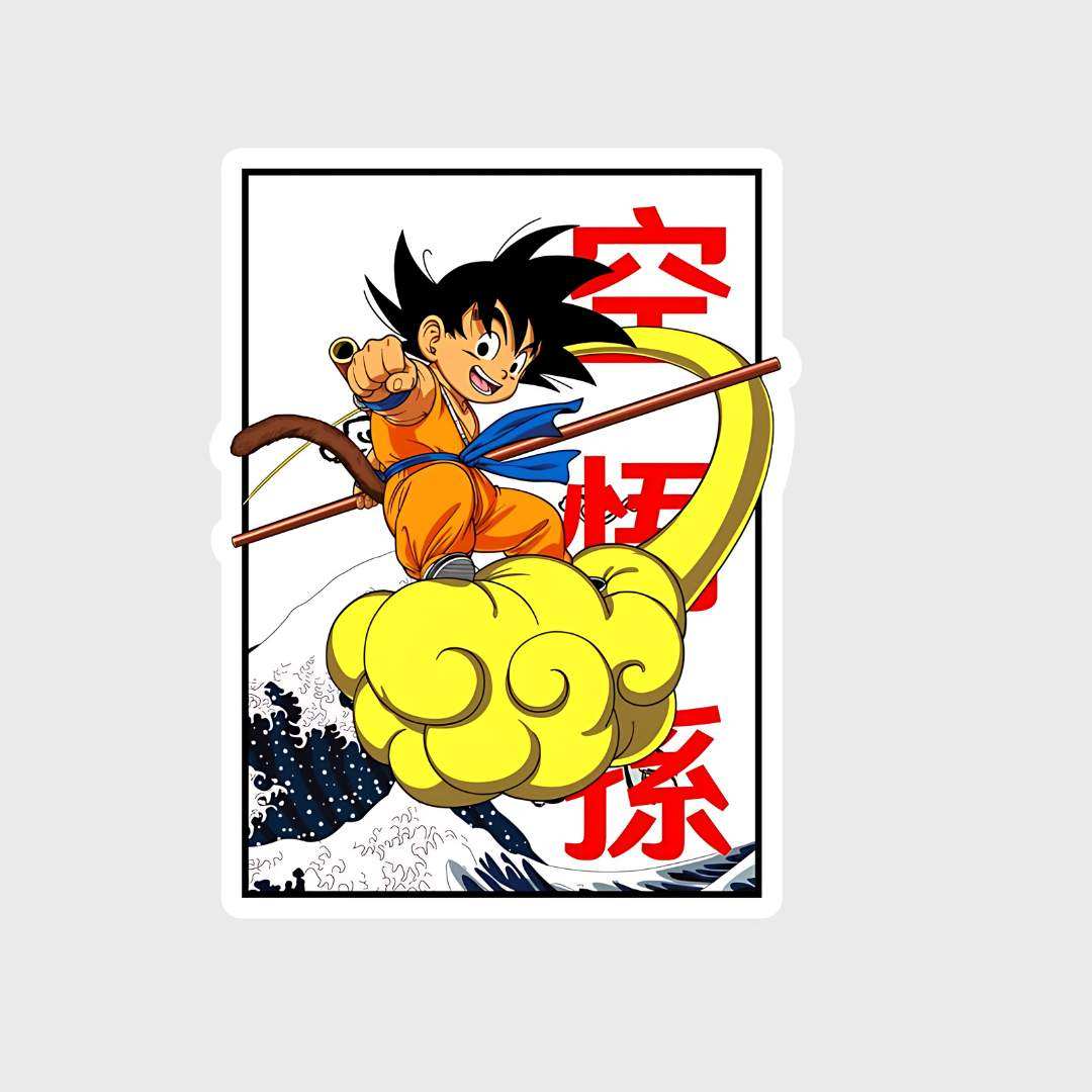 Goku sticker v5 - sticckiz.com