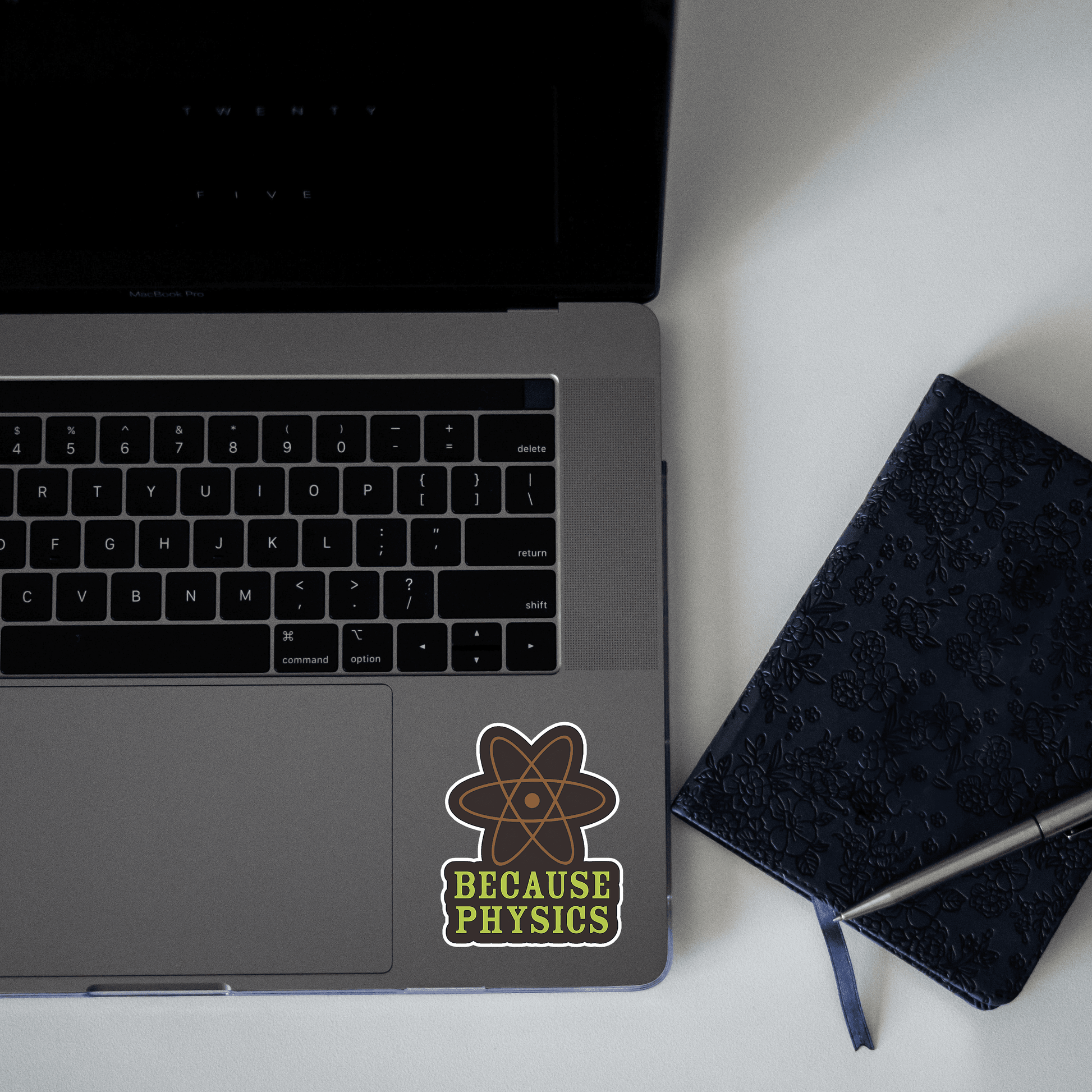 Because Physics Sticker - sticckiz.com