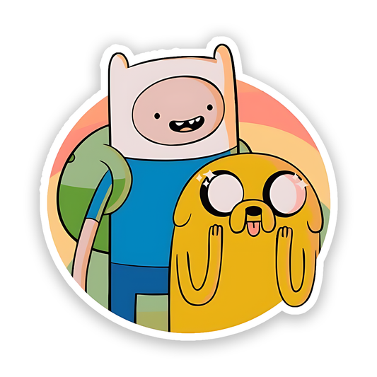 Adventure Time Finn and Jake sticker