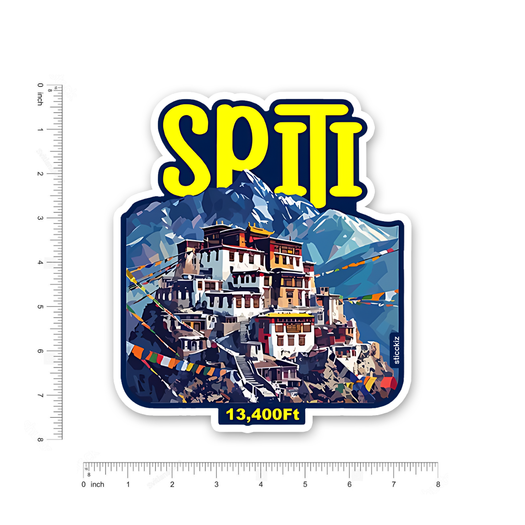 Spiti portrait Bumper Sticker