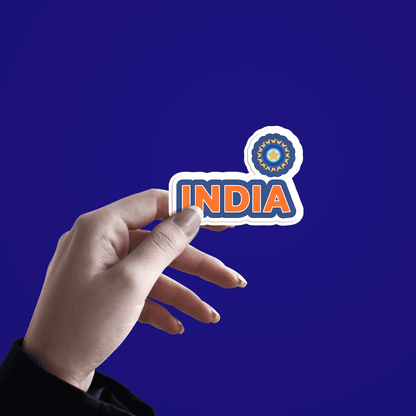 INDIA logo Sticker - sticckiz.com