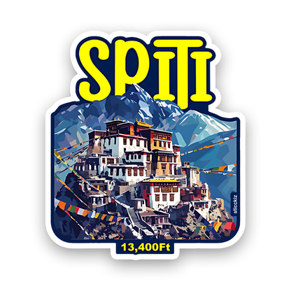 Spiti portrait Bumper Sticker