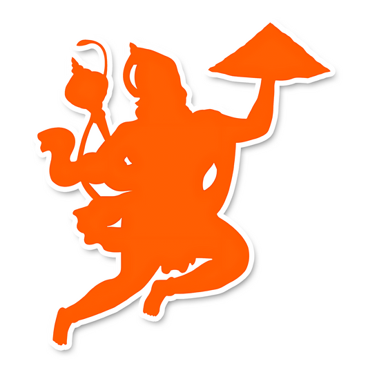 Hanuman ji v2 Bumper Sticker