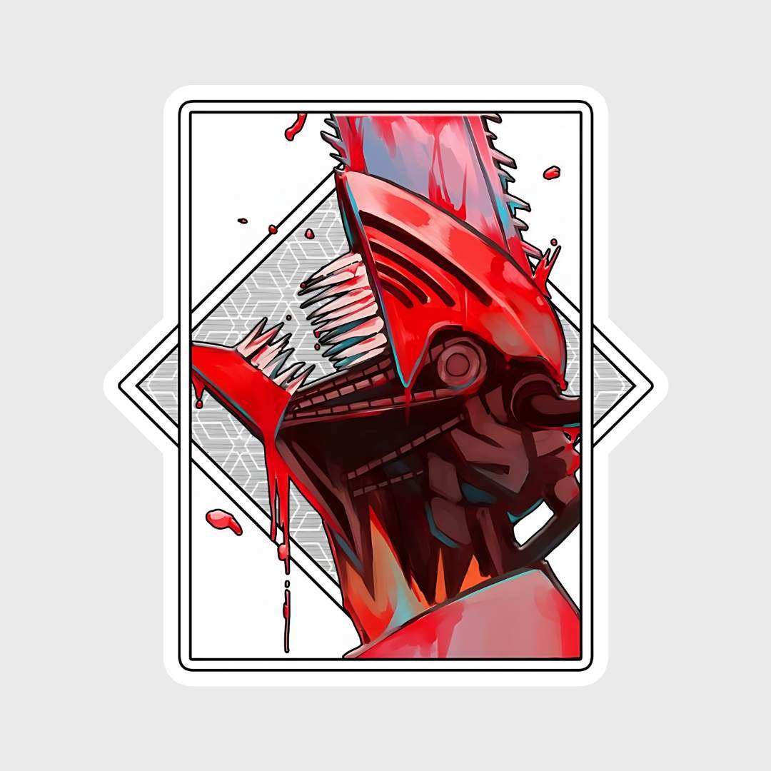 Denji Xxviii Chainsaw man sticker - sticckiz.com