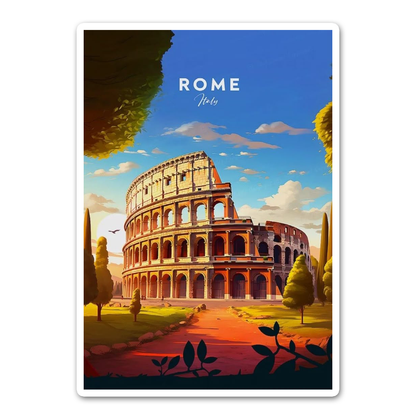 Rome Card Sticker