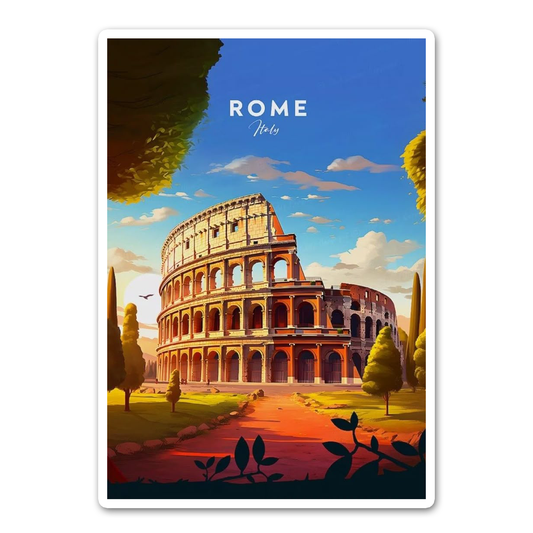 Rome Card Sticker