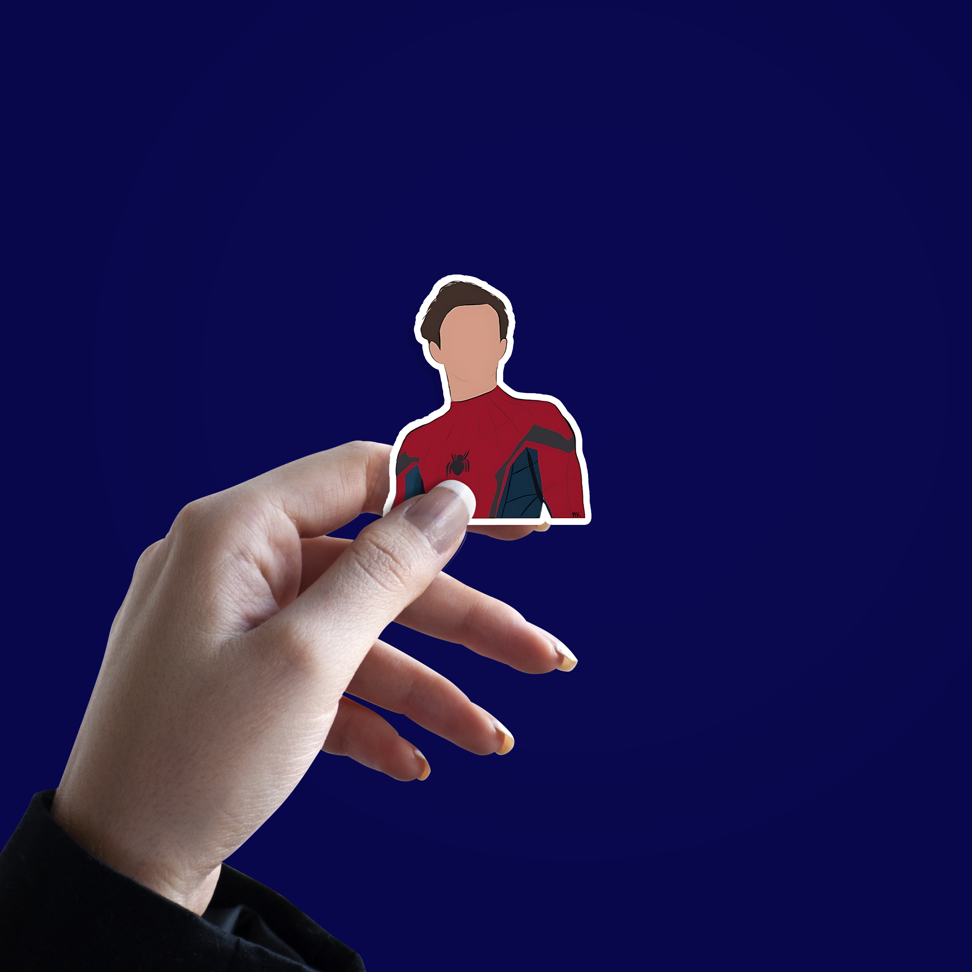 Peter Parker as Spider man Sticker