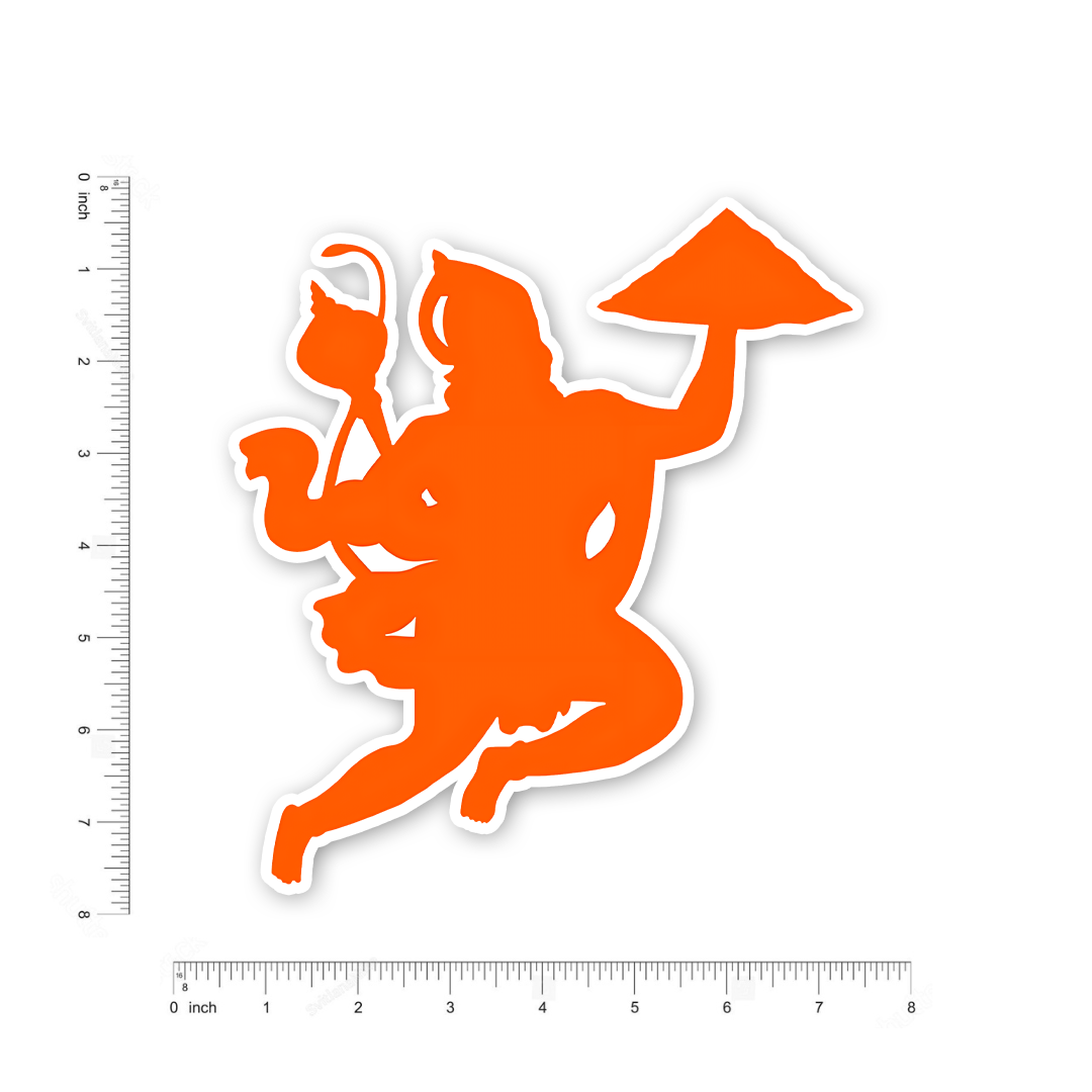 Hanuman ji v2 Bumper Sticker