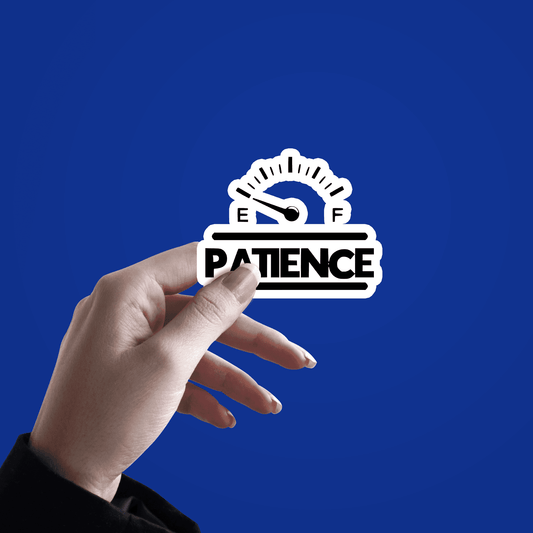 Low Patience Sticker - sticckiz.com