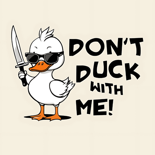 Don't Duck with Me Sticker - sticckiz.com