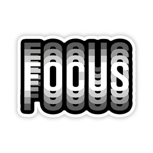 Focus bumper Sticker - sticckiz.com