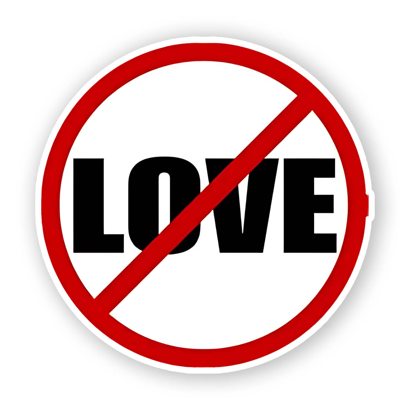 Love Prohibited Sticker