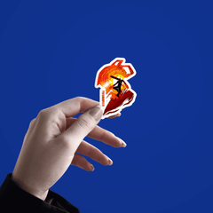 devil hunter Chainsaw man Sticker - sticckiz.com