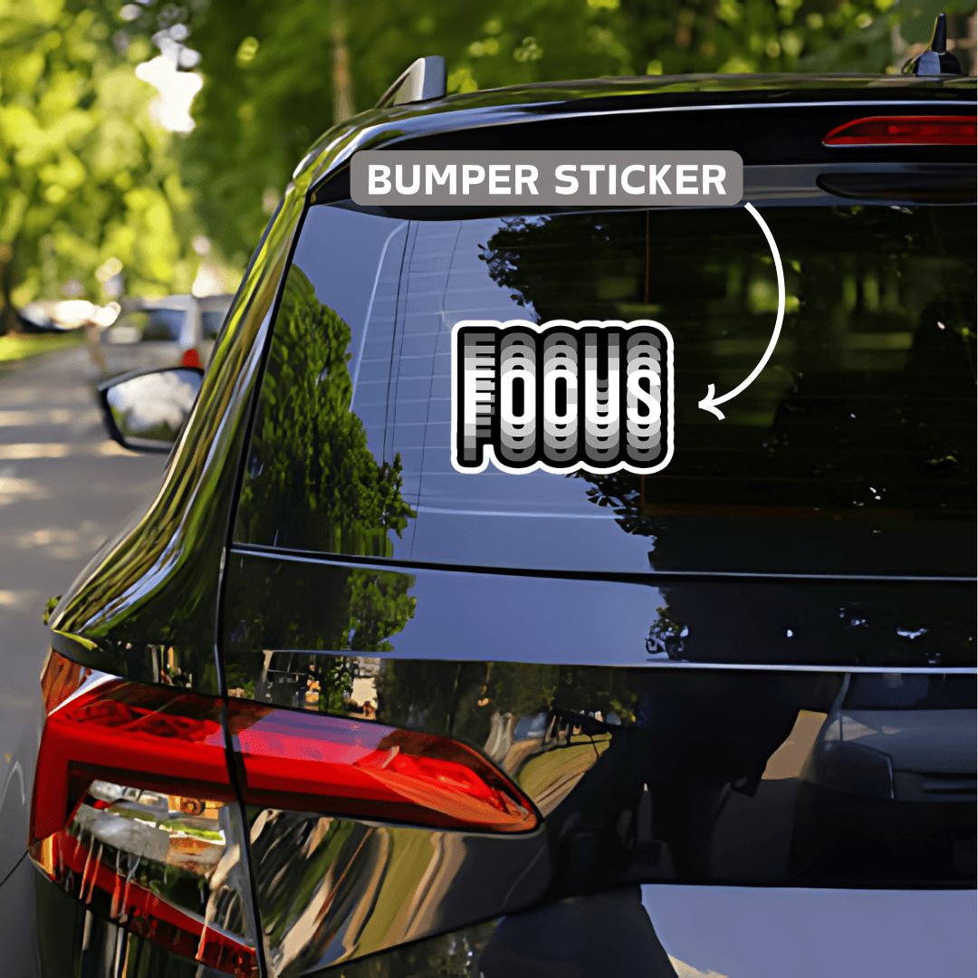 Focus Inkjet Sticker Focus bumper Sticker – sticckiz.com