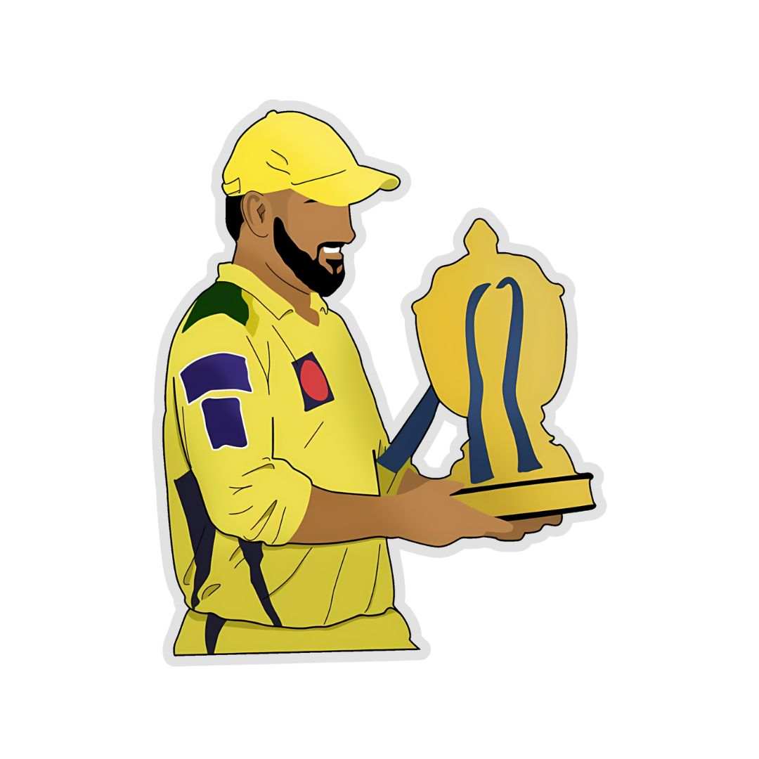 CSK Winning Sticker - sticckiz.com