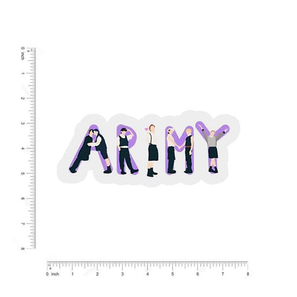 korean singers army bumper sticker - sticckiz.com