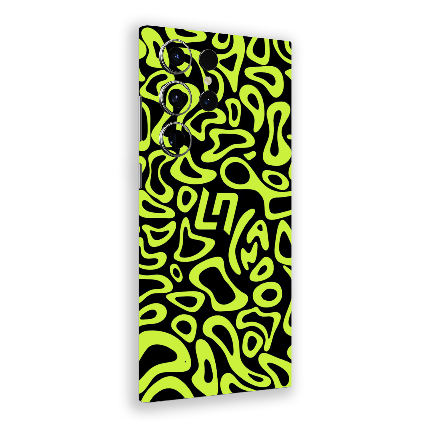Lando Norris 2024 neon helmet motif throw blanket blob edition Mobile SKin
