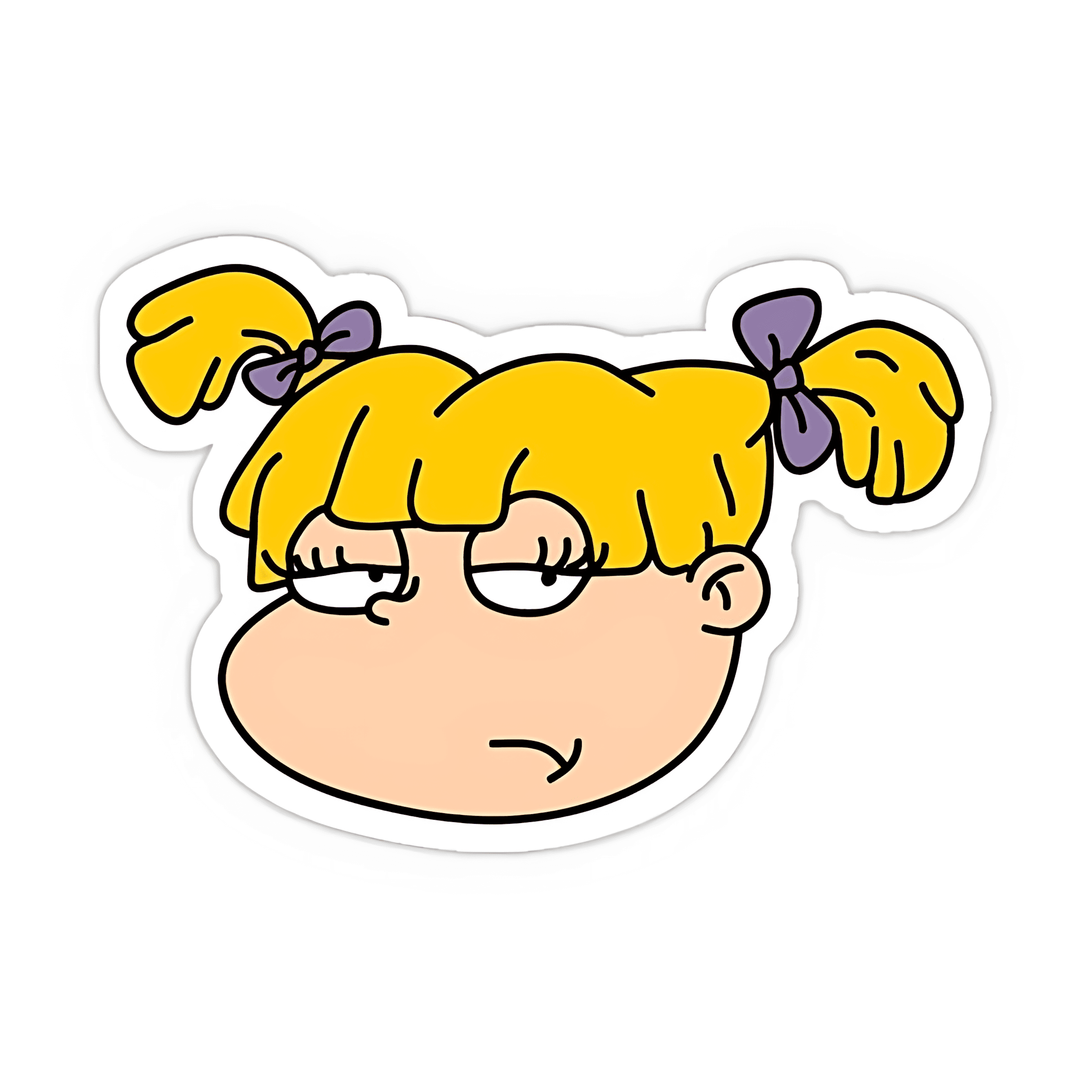Angelica Rugrats Sticker - sticckiz.com