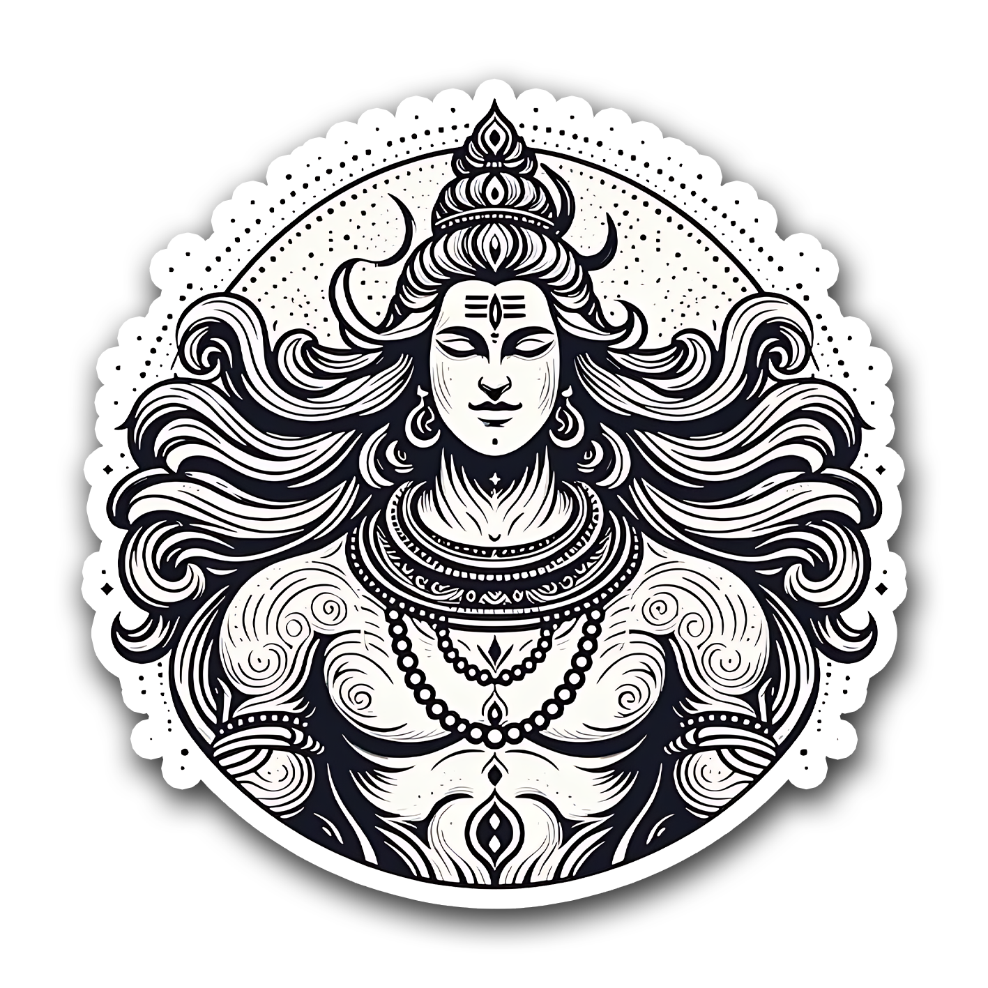 Shiv ji Bumper Sticker