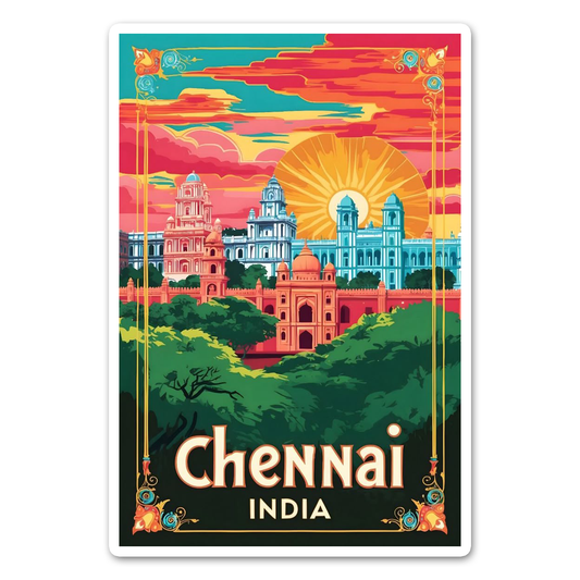 Chennai Card Sticker
