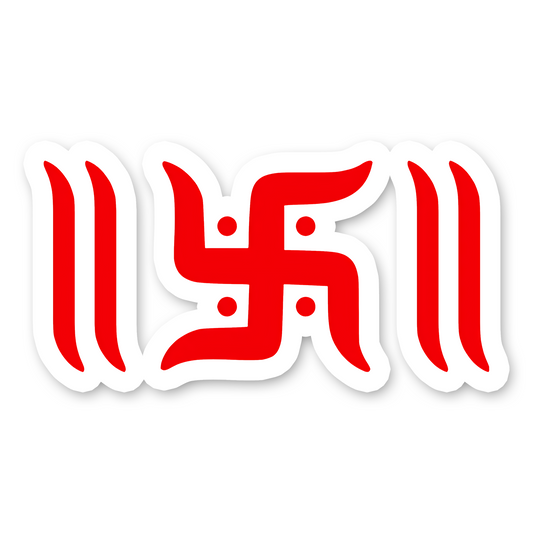 Swastik Sign Bumper Sticker