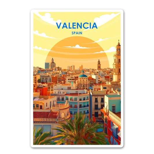Valencia Card Sticker