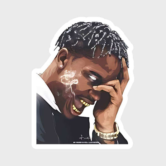dope Drawings of rapper sticker - sticckiz.com