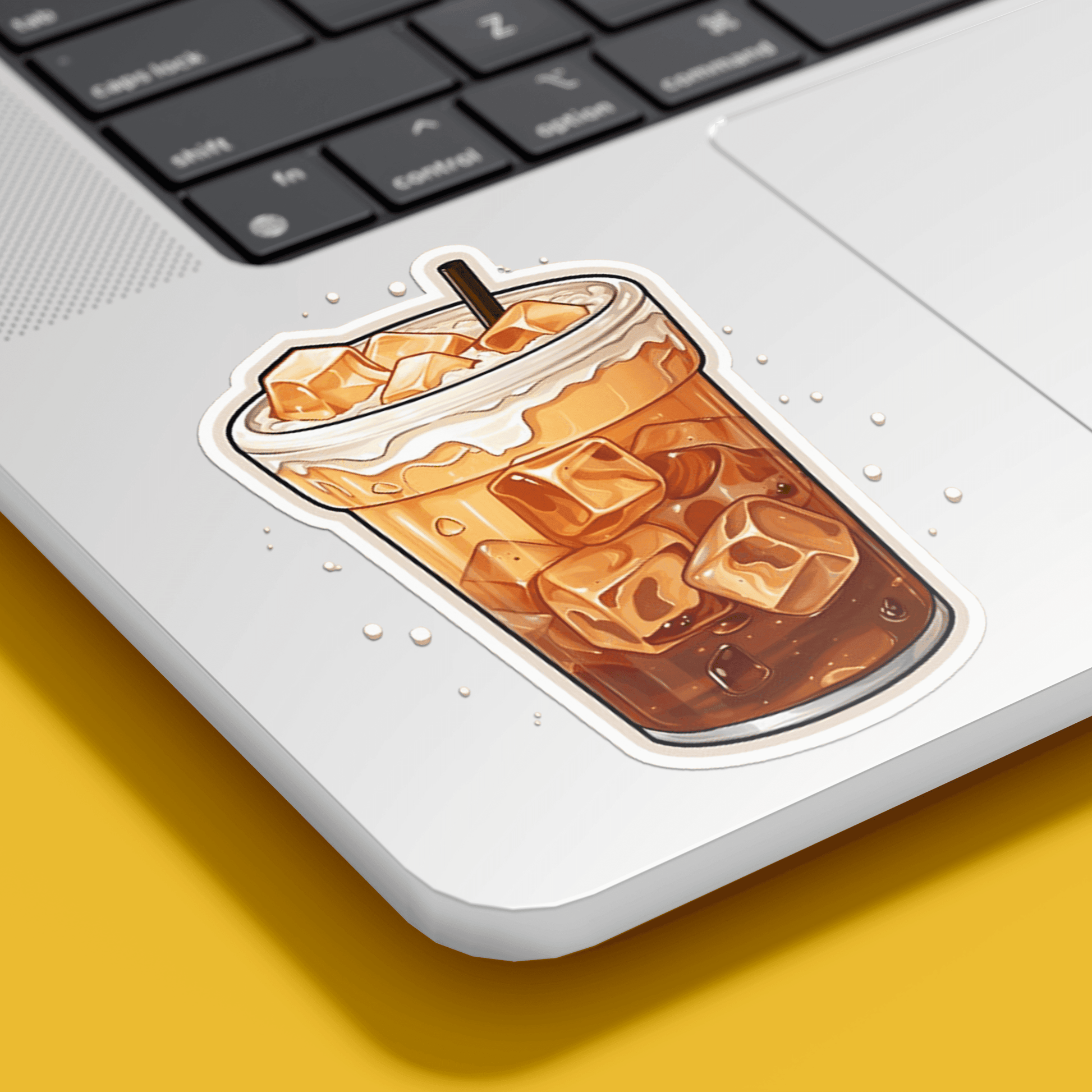 Iced Coffee Sticker - sticckiz.com