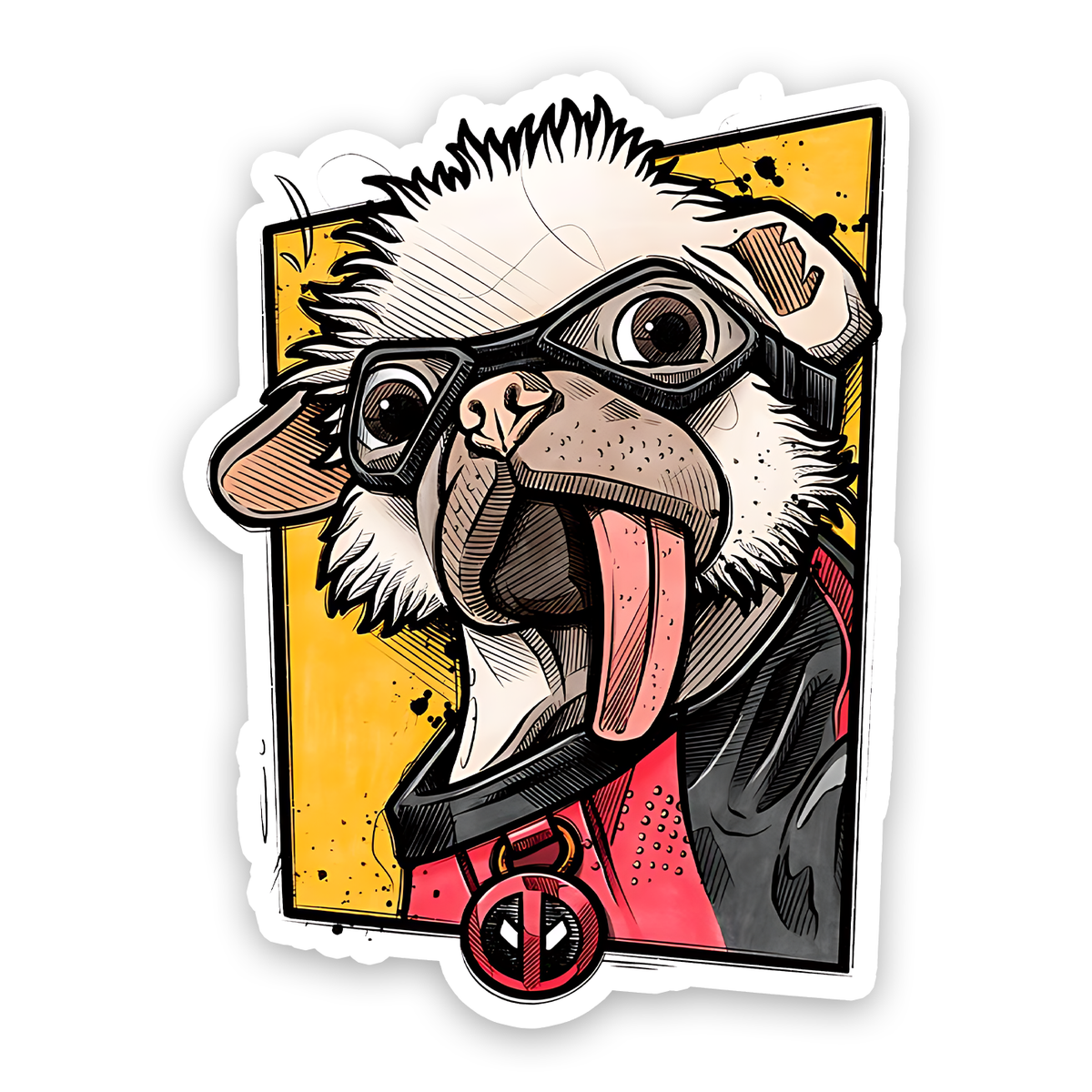 Dogpool Sticker