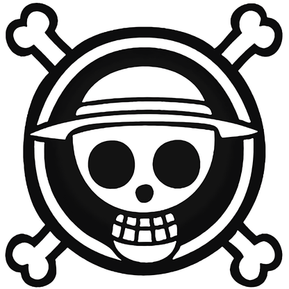 Luffy Pirate Sticker - sticckiz.com