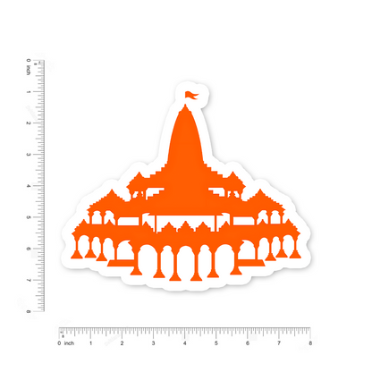 Ram Mandir Bumper Sticker