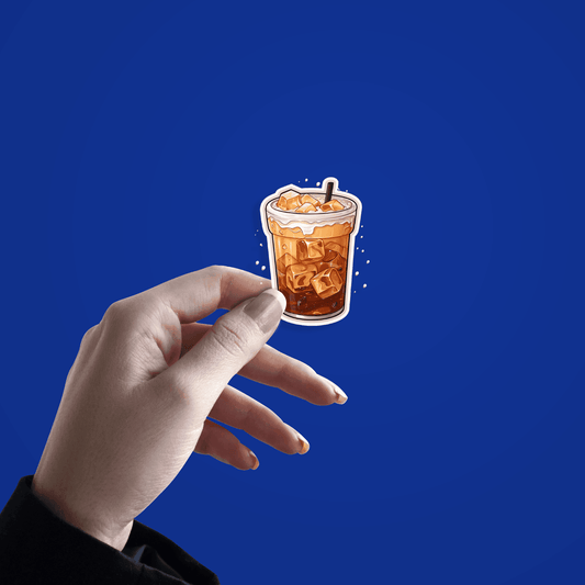 Iced Coffee Sticker - sticckiz.com