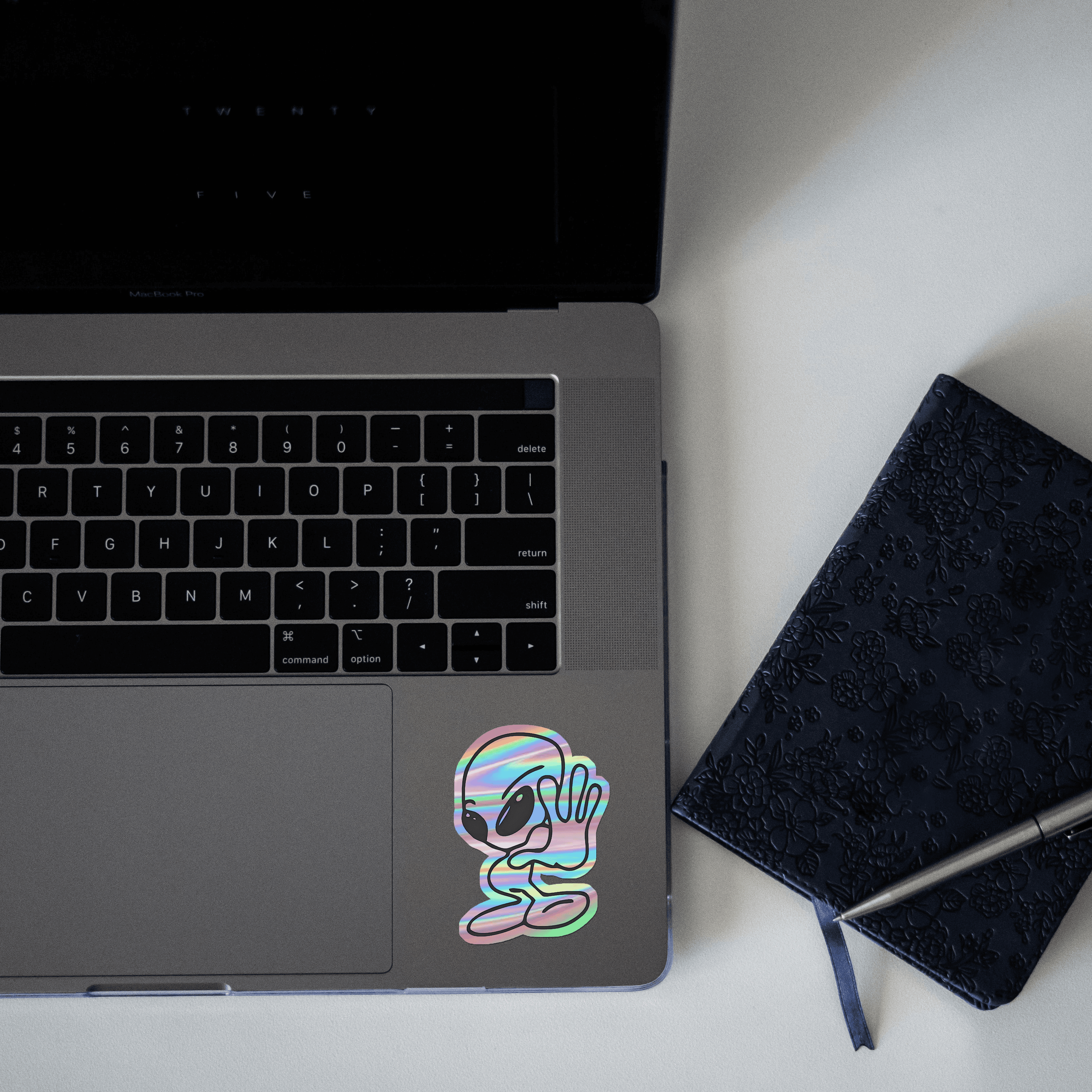 Alein Holographic Sticker - sticckiz.com