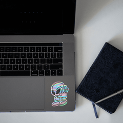 Alein Holographic Sticker - sticckiz.com