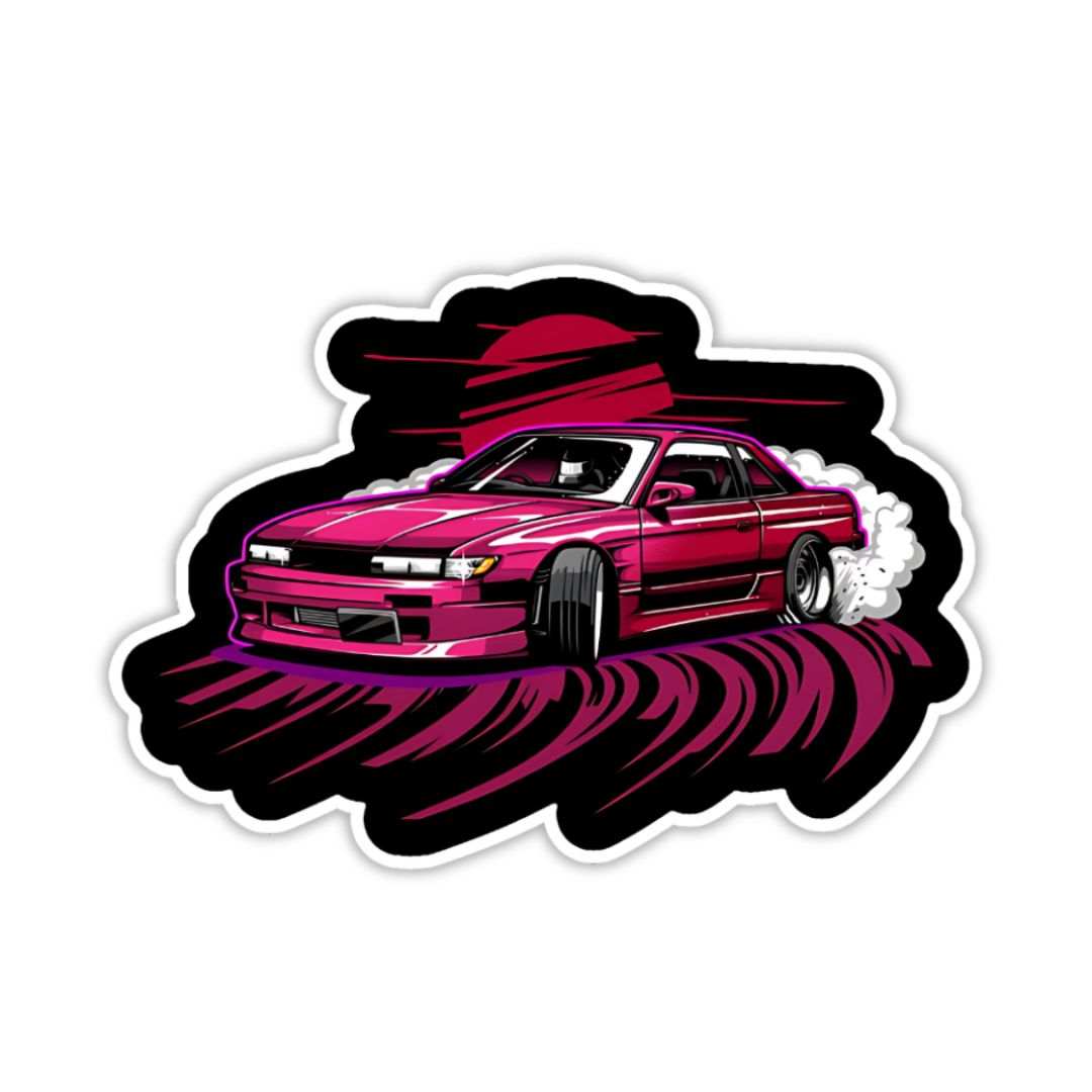 Car Drifting Sticker - sticckiz.com