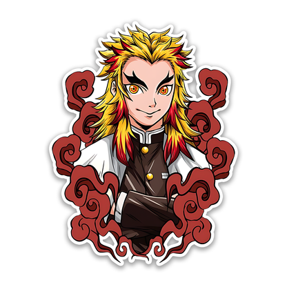 Kyojuro from Demon slayer Sticker