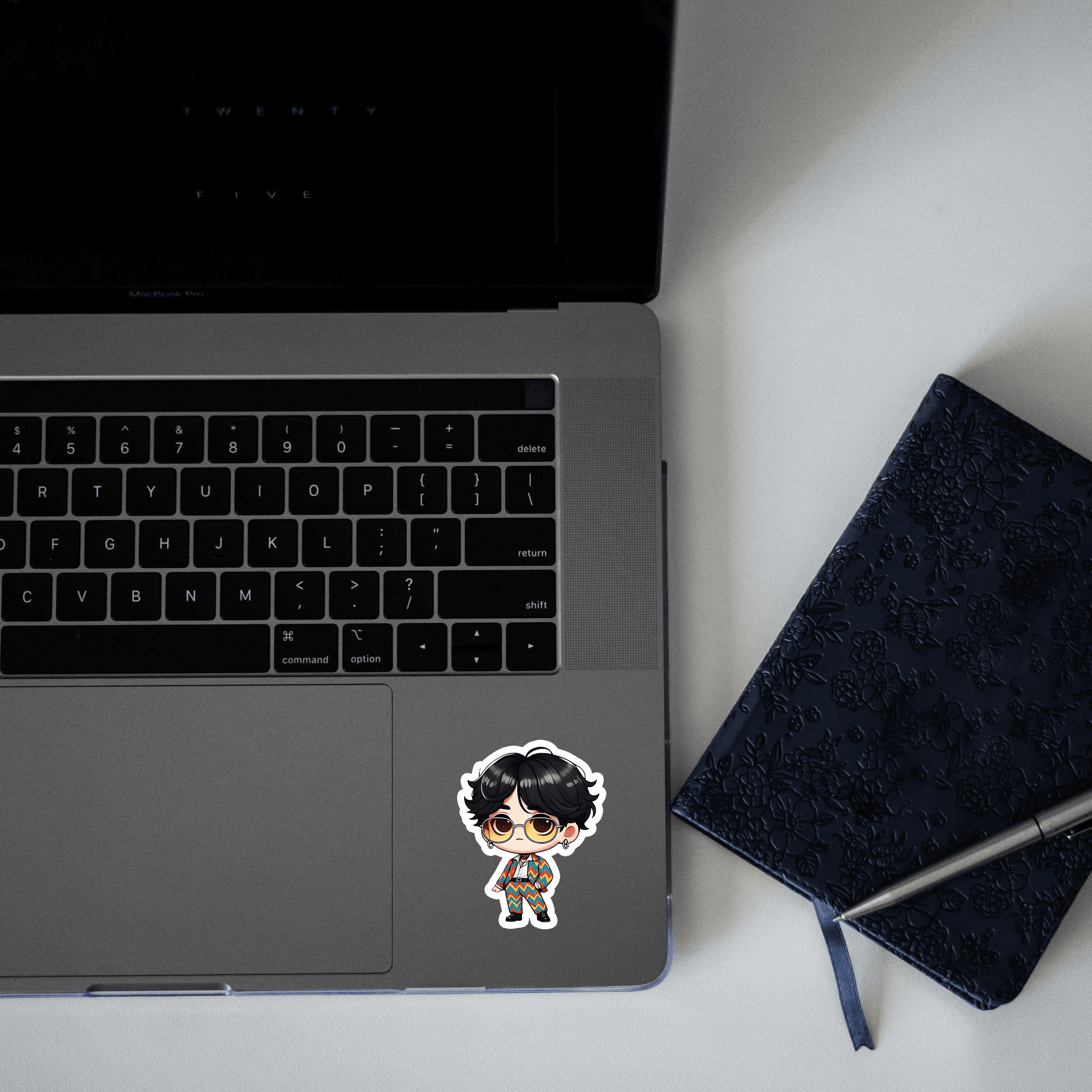 Korean star animated V3 sticker - sticckiz.com