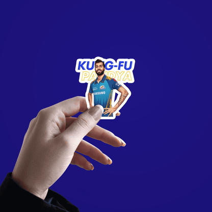 Kungfu Pandya Sticker - sticckiz.com