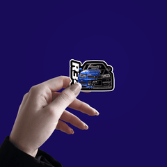 R34 car Sticker