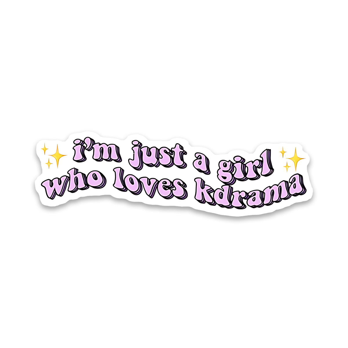 I'm Just a girl who loves K-drama Sticker