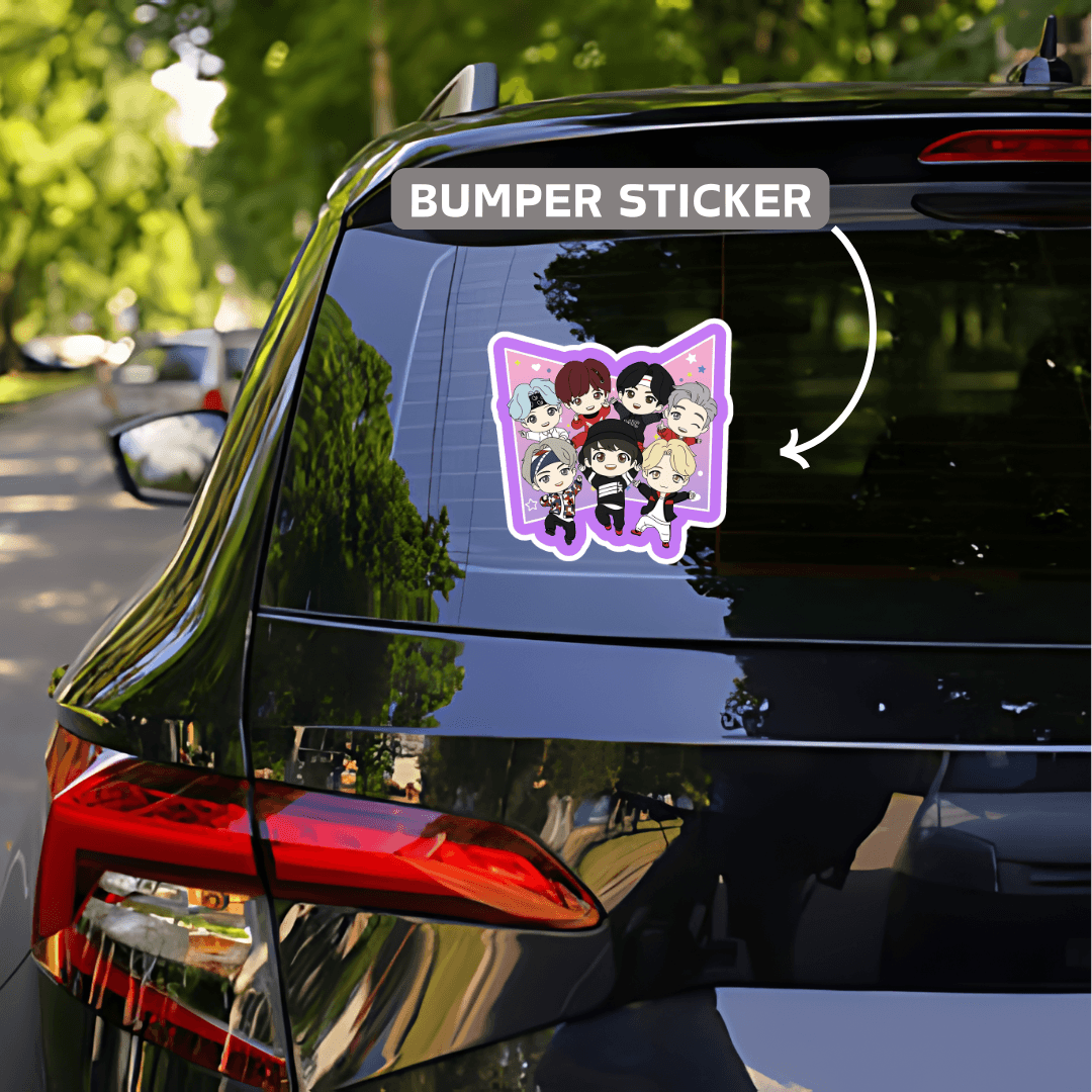 Korean star bumper Sticker - sticckiz.com