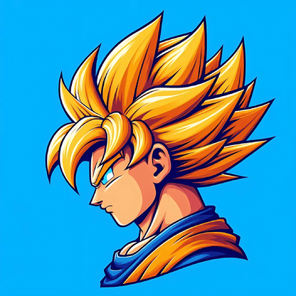 Goku Anime Sticker - sticckiz.com