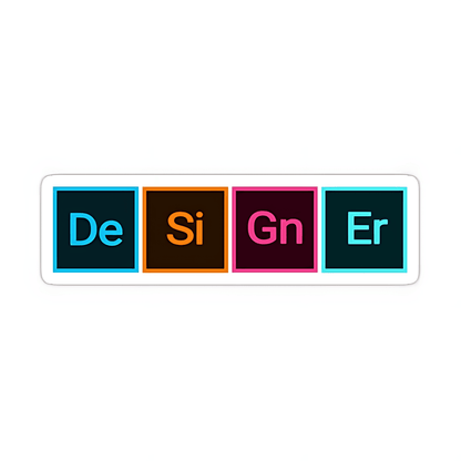 De-Si-Gn-Er Sticker - sticckiz.com