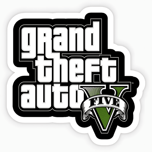 Grand Theft Auto logo Sticker - sticckiz.com