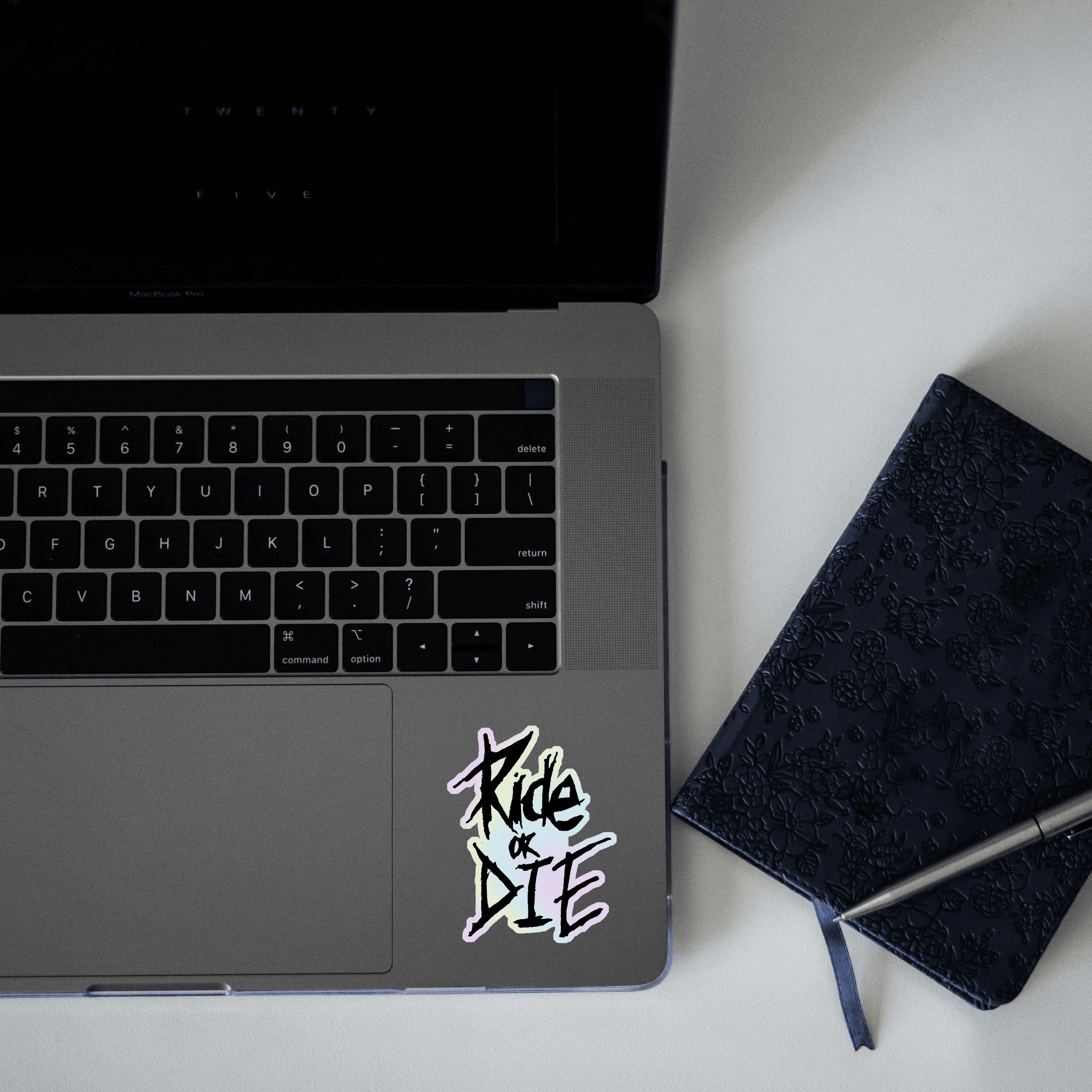 Ride or Die Holographic Sticker - sticckiz.com